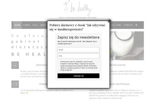 Gabinet Dietetyczny BE HEALTHY Angelika Skowron